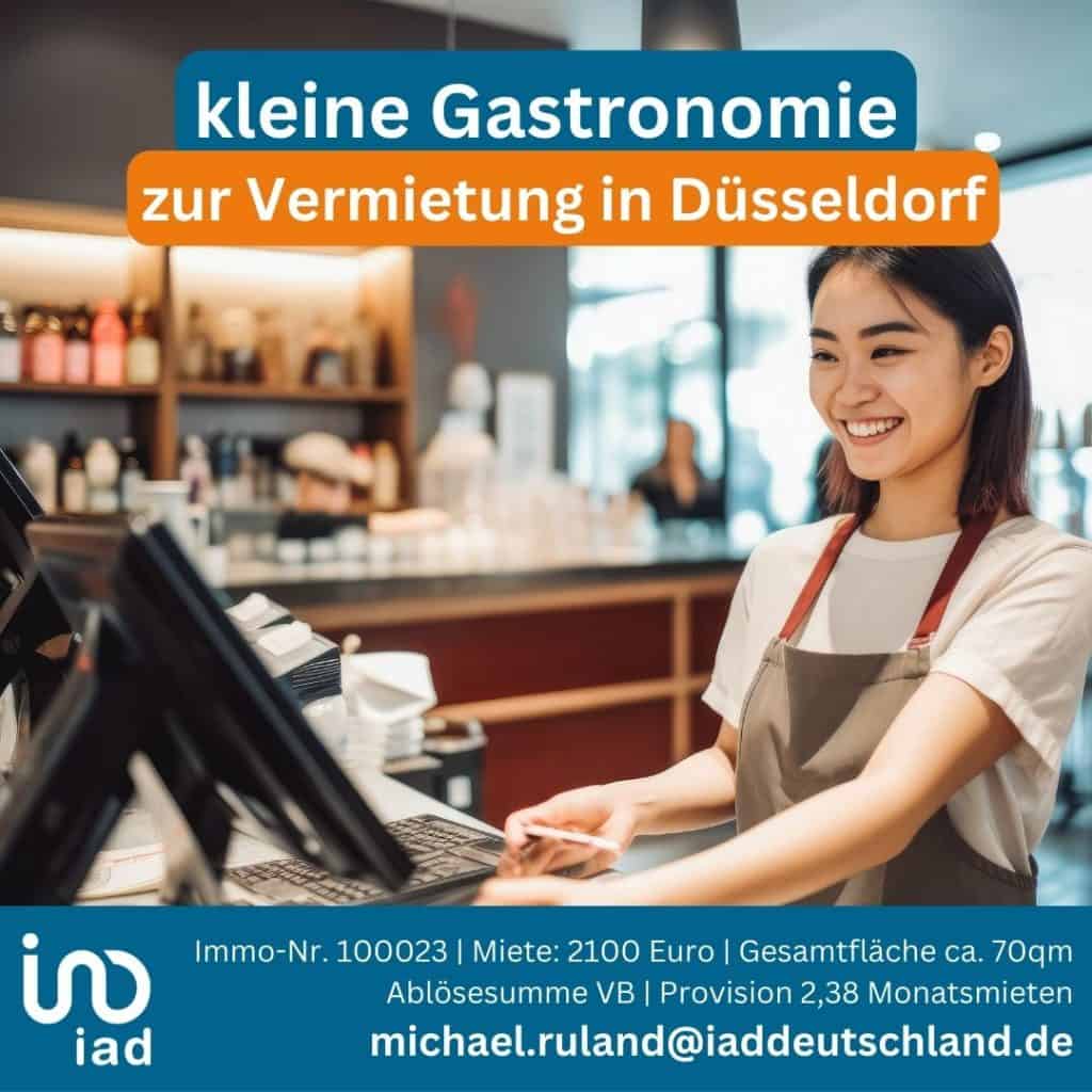 kleine Gastronomie mieten in Düsseldorf
